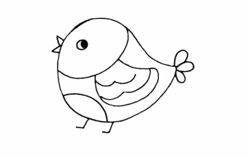 一步步教你画简单的小麻雀(画简单又漂亮的画怎么画)