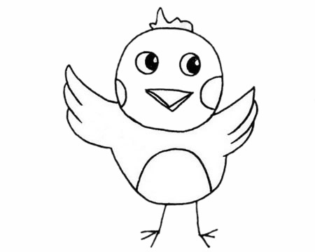 一组关于麻雀的简笔画大全