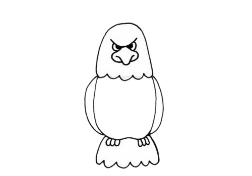 一步步教你画老鹰(怎0么画老鹰又好看又简单的)