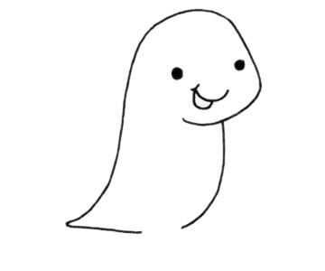 恐龙宝宝简笔画步骤