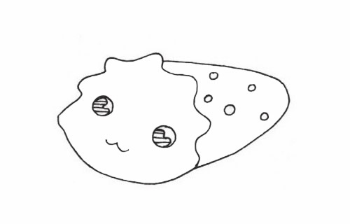 可爱的海参简笔画步骤(可爱的海参简笔画怎么画)