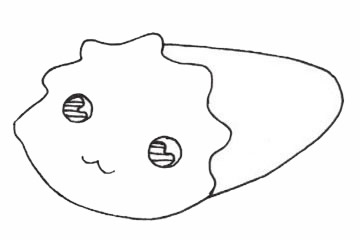 可爱的海参简笔画步骤