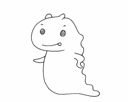 可爱的卡通海参简笔画(海参卡通画)