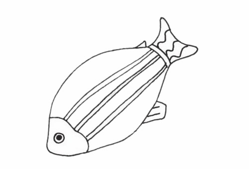 深海鱼简笔画步骤(深海鱼怎么画才可爱)