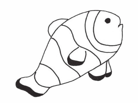 关于深海鱼的简笔画(深海鱼类简笔画)