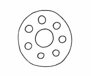 一步步教你画简单的乌龟