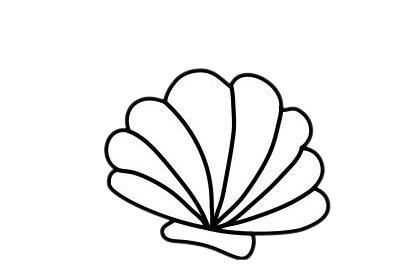 贝壳儿童简笔画(儿童画贝壳简单笔画)