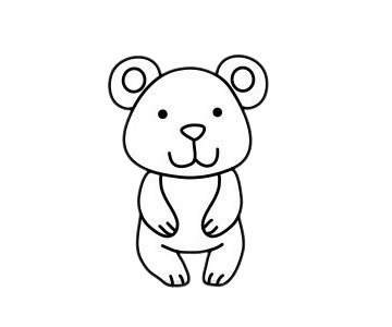 可爱的北极熊简笔画教程(可爱的北极熊简笔画)