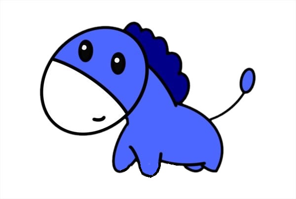 超简单的小毛驴儿童画(超简单的小毛驴儿怎么画)