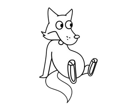 关于狼的卡通简笔画(关于狼的卡通简笔画大全)