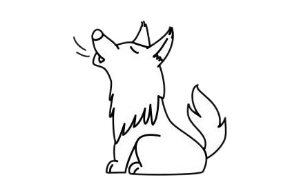 狼的简单画法(狼怎么画简单又霸气)