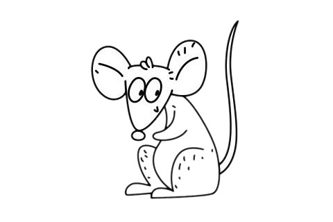 关于老鼠的卡通简笔画(老鼠卡通简笔)