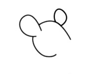 一步步画简单的袋鼠