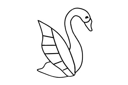 一组关于天鹅的简笔画大全(一组关于天鹅的简笔画图片)