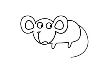 一步步教你画猥琐的老鼠(猥琐简笔画表情包)