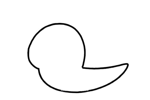 胖乎乎的蜗牛卡通简笔画 胖乎乎的蜗牛卡通简笔画