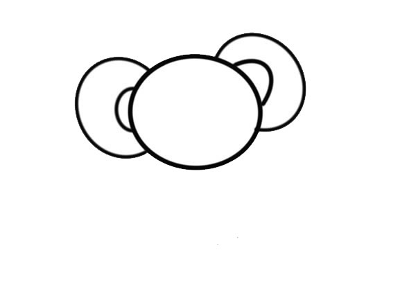 卡通考拉简笔画步骤 卡通考拉简笔画步骤