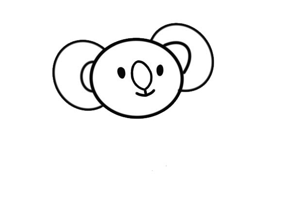 卡通考拉简笔画步骤 卡通考拉简笔画步骤