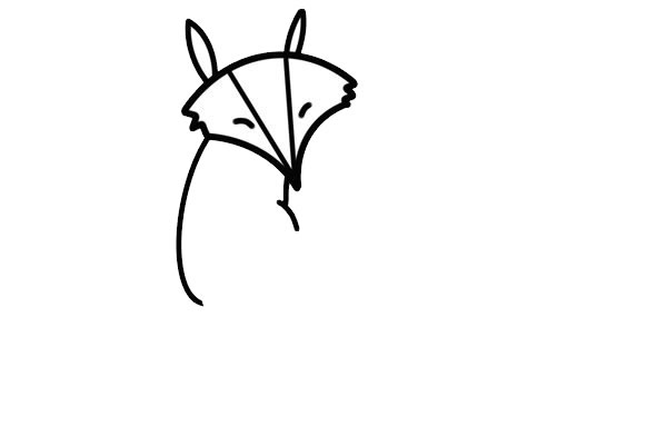 简单漂亮的狐狸儿童画 简单漂亮的狐狸儿童画