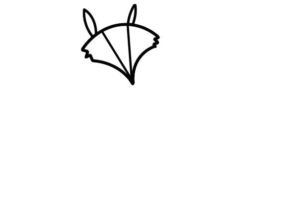 简单漂亮的狐狸儿童画 简单漂亮的狐狸儿童画