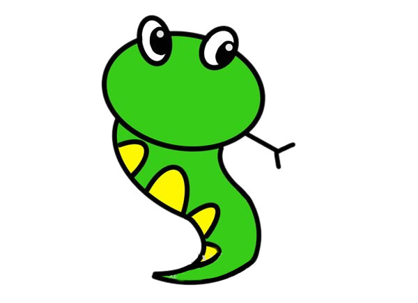 卡通蛇简笔画画法 卡通蛇简笔画画法