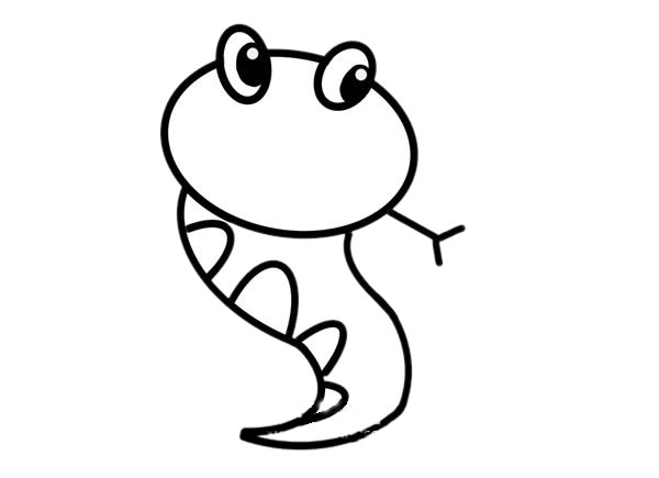 卡通蛇简笔画画法 卡通蛇简笔画画法