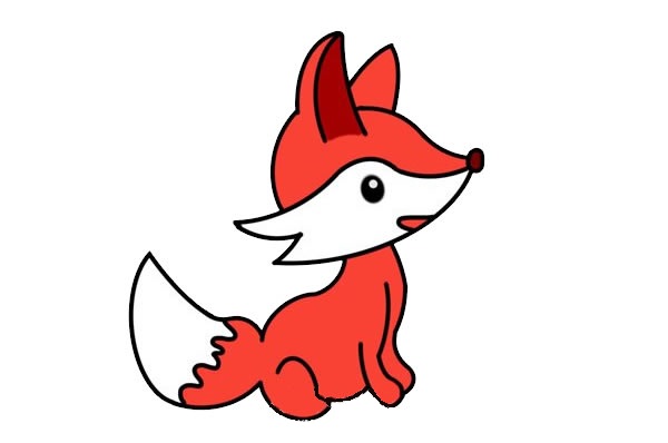 可爱卡通狐狸简笔画画法 可爱卡通狐狸简笔画画法