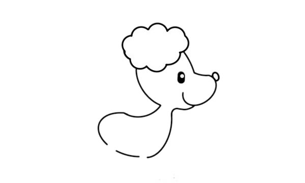 可爱贵妇狗简笔画步骤 可爱贵妇狗简笔画步骤