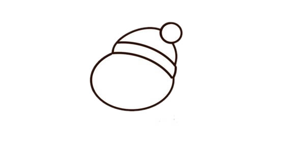 戴帽子的卡通小熊简笔画 戴帽子的卡通小熊简笔画