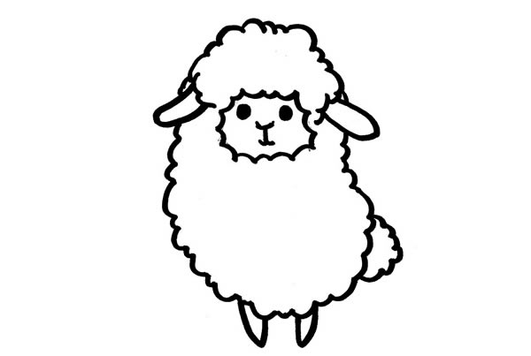 关于羊驼的简笔画 关于羊驼的简笔画