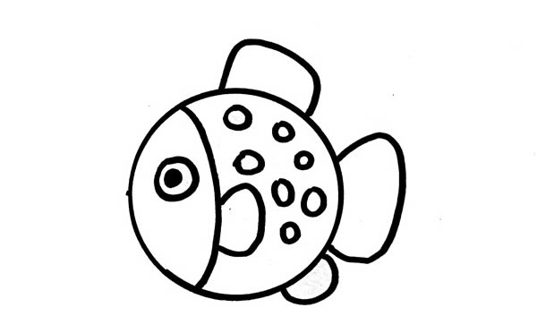 灯笼鱼简笔画步骤 灯笼鱼简笔画步骤