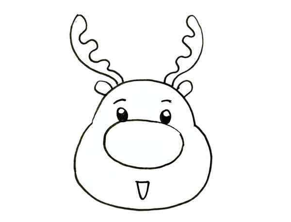 可爱的圣诞麋鹿怎么画 可爱的圣诞麋鹿怎么画