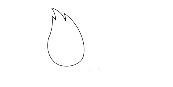 一对卡通啄木鸟简笔画