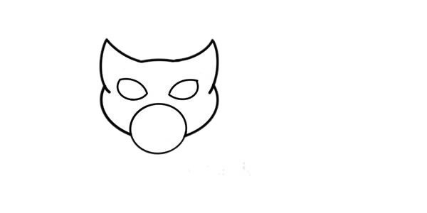 缅甸猫简笔画步骤教程