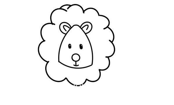 卡通狮子简笔画步骤 卡通狮子简笔画步骤