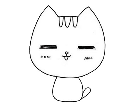 可爱的小猫咪怎么画