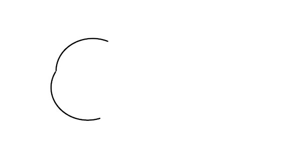 在睡觉的兔子简笔画步骤