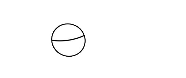 卡通变色龙简笔画步骤