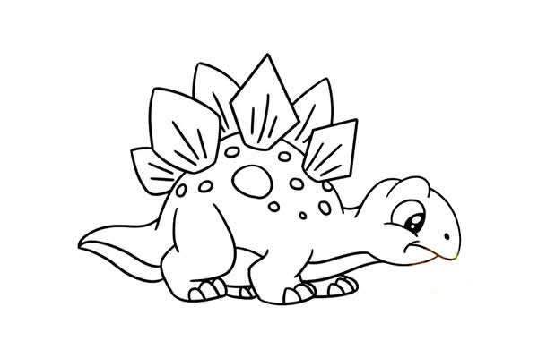 关于剑龙的简笔画