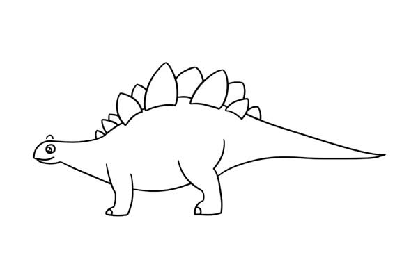 剑龙儿童简笔画