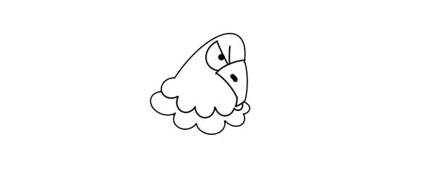 彩色老鹰简笔画的画法