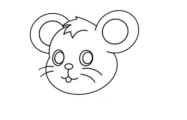 卡通老鼠简笔画的画法 卡通老鼠简笔画的画法