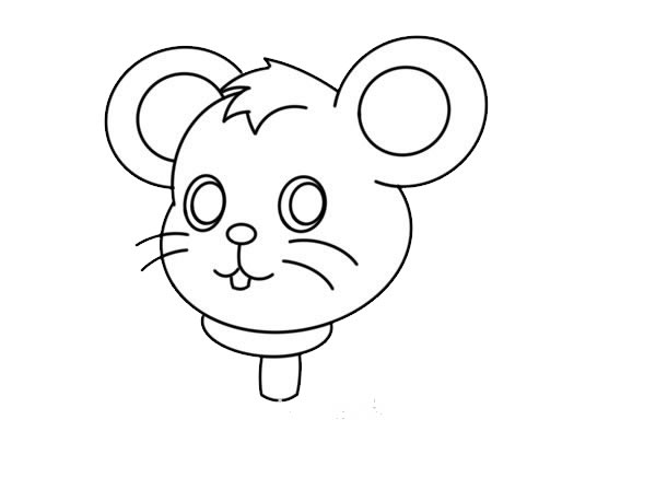 卡通老鼠简笔画的画法 卡通老鼠简笔画的画法