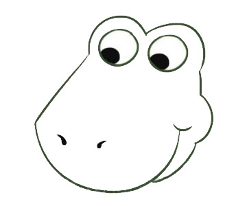 卡通鳄鱼简笔画的画法 卡通鳄鱼简笔画的画法