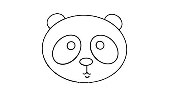 呆萌的熊猫怎么画