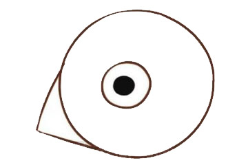 卡通麻雀简笔画步骤