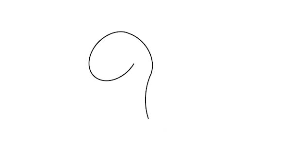 蛋壳里的恐龙宝宝简笔画步骤