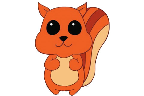 卡通松鼠简笔画画法(卡通松鼠怎么画 可爱)