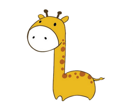 有趣的卡通长颈鹿(有趣的卡通长颈鹿怎么画)