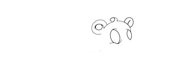 可爱金钱豹简笔画步骤